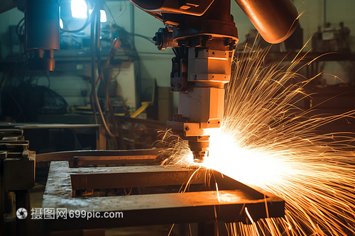 工廠自動焊接機械臂